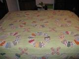 Vintage Dresden Plate Patchwork Quilt