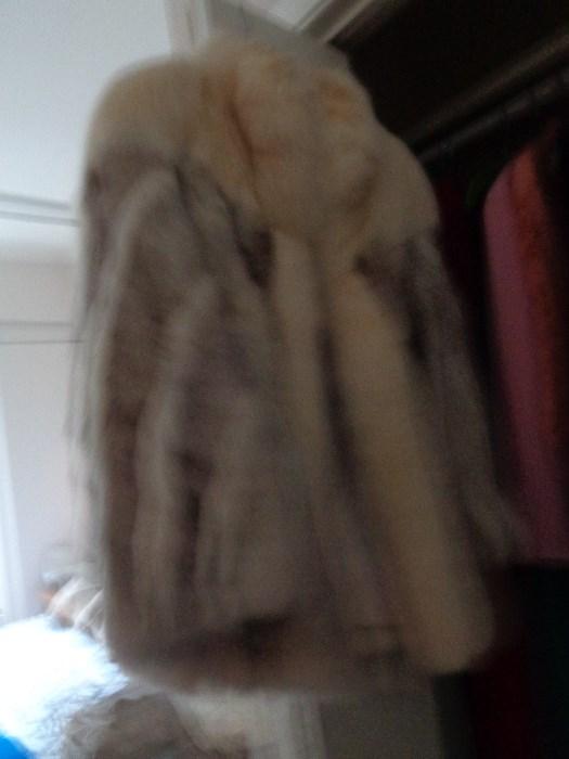 fox fur coat