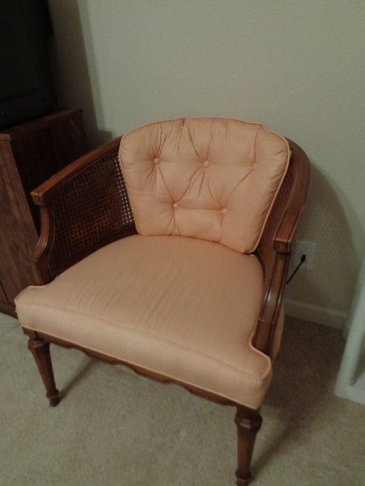 side chair, peach, I think