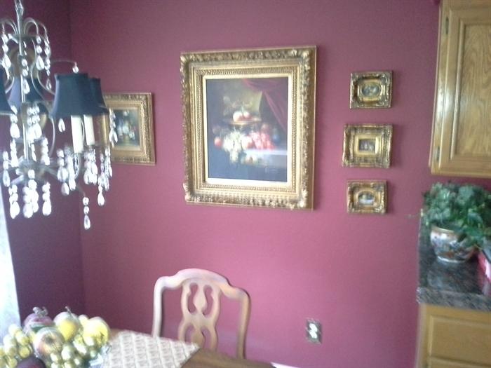 Framed art..ALL 60% OFF Large painting is an oil painting NOW $60