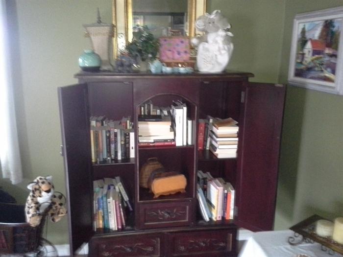 Books and cabinet..ALL 60% OFF