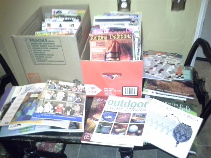 Knitting books and magazines..ALL 60% OFF