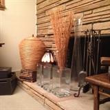 Decorative heavy duty glass vessels