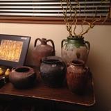Antique olive jars