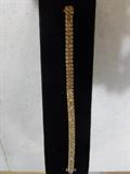10 kt. gold bracelet w/diamonds