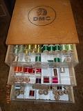 Vintage DMC floss box 1  left