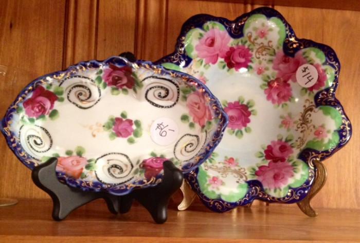 Antique Porcelain Handpainted plates