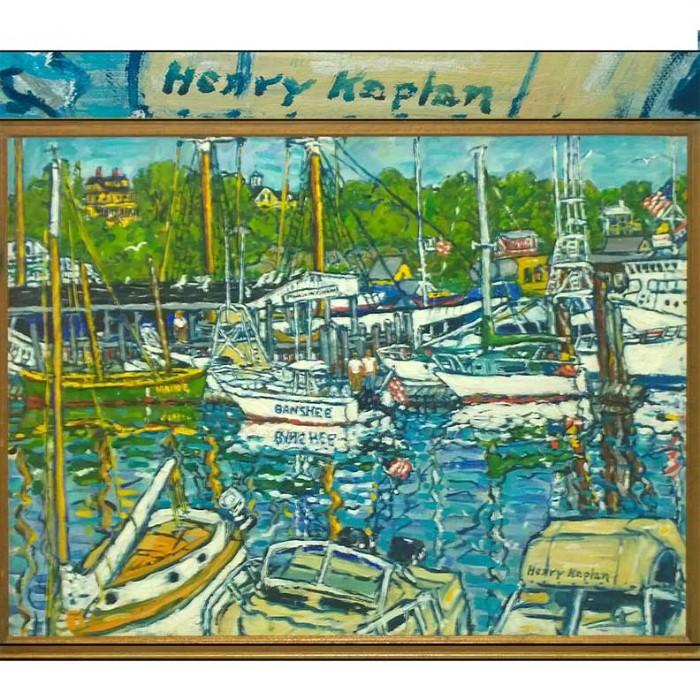 Henry Kaplan Glouster harbor Painting