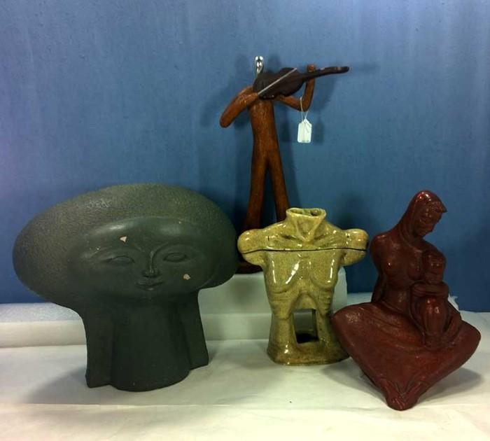 Mid Century Table Sculptures with Rafko, Austin & Burnam