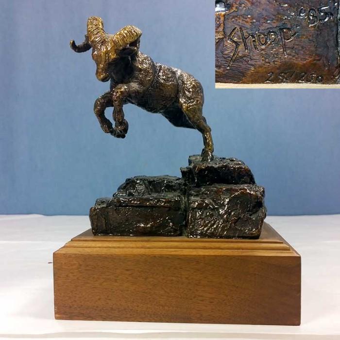 Big Horn Sheep Bronze by Shoop