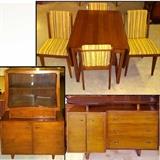 Danish Modern/ Mid-century Dining Room Suite