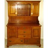 Thomasville solid cherry Welch Valley China Hutch