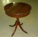 Mahogany Drum Table