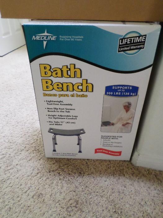 Bath Bench New in Box