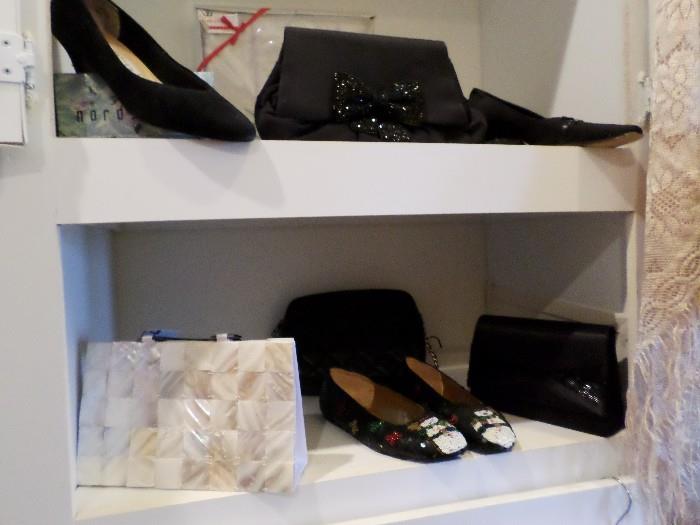 Evening bags and shoes