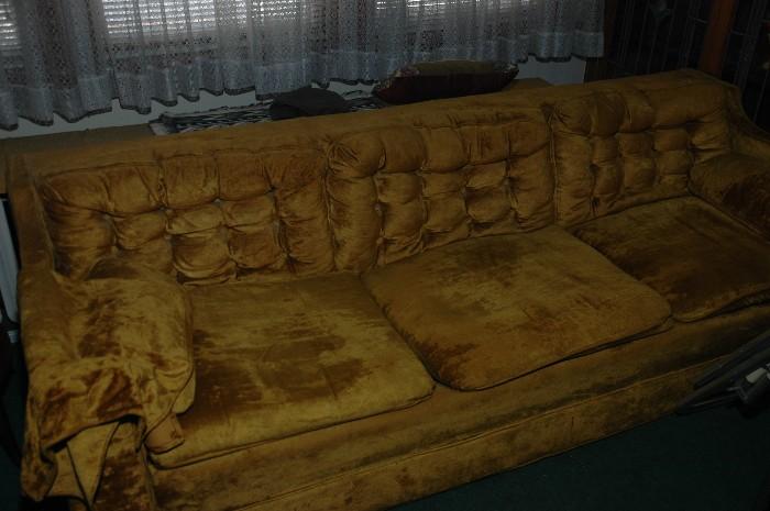 86"W x 28"H sofa