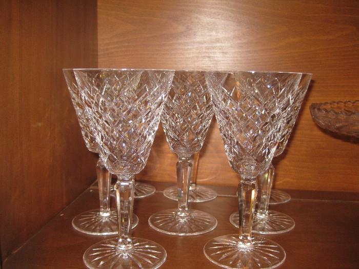 Waterford Crystal Wine Glasses set of 8