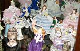 Irish and German Dresden figurines