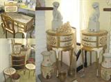Italian gold finish furniture