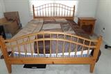 QUEEN BED FROM FISHERS SOLID WOOD