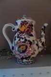 GIEN FRANCE HANDPAINTED COFFEE POT