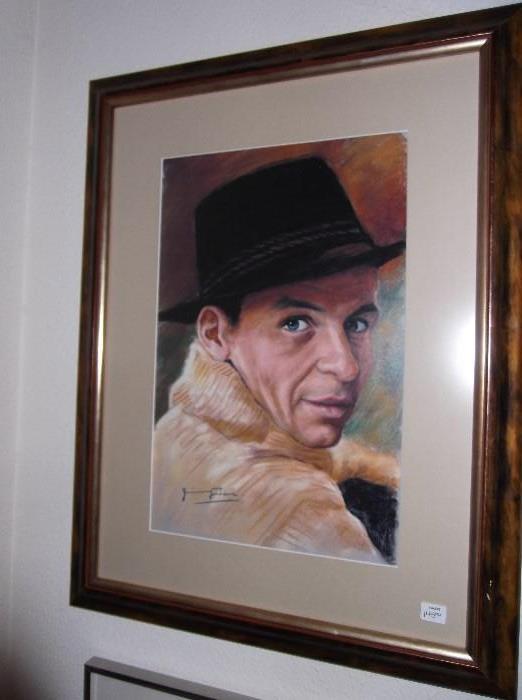 Pastel of Frank Sinatra