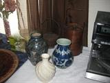 Vintage decorative vases