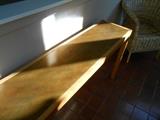 Harry Lunstead table-- Etched copper top
