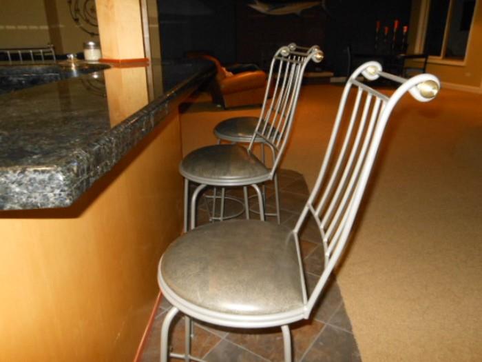 six bar stools