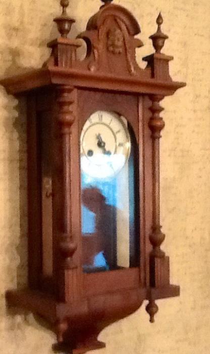Gorgeous clocks throughout the house- late 1800's