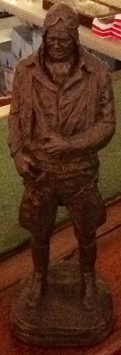 Garman statue of paratrooper