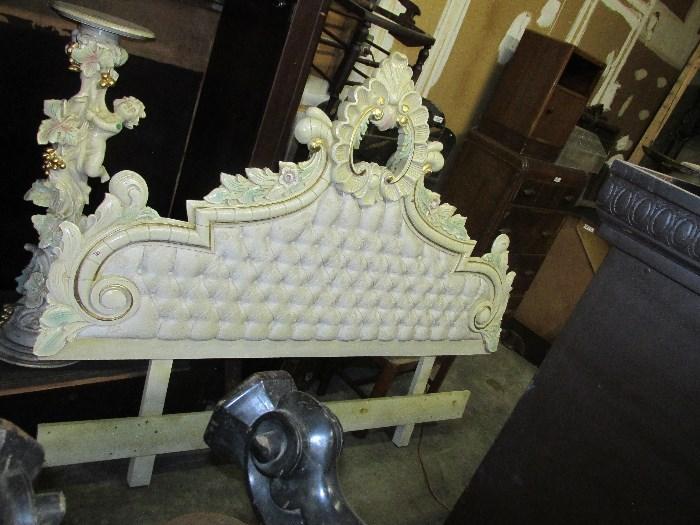 French tufted headboard unsure of size reduced to $65