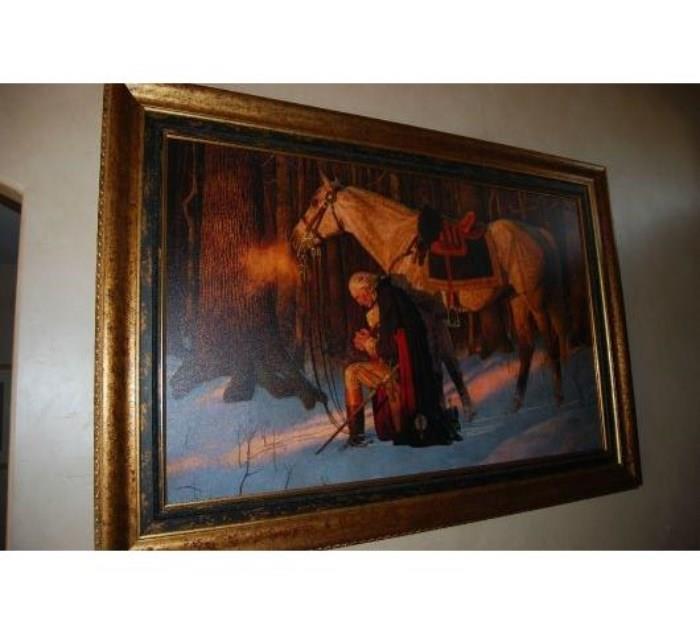 Arnold Friberg The Prayer at Valley Forge 45x72 Museum Giclee Limited Edition 250 