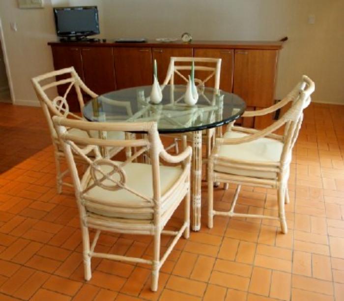 McGuire table and chairs
