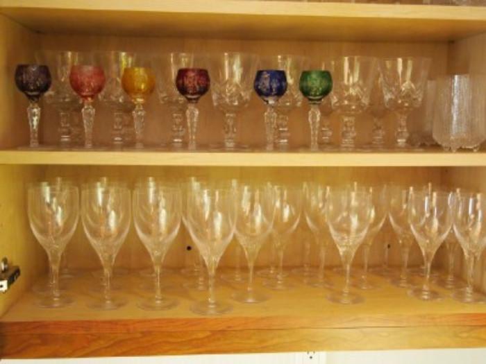 Glassware, Rhine wines, Czech