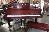 A54 #1 Steinway & Sons  1998 5’1” (The Crown Jewel Collection ) Dark Cherrywood Baby Grand Piano with Piano Disc PDS-128  Signed  Henry Ziegler Steinway #548152 Condition of 9/10