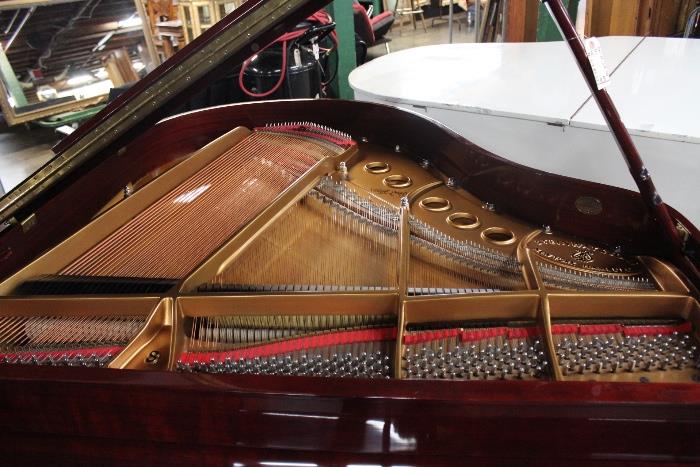 A54 #1 Steinway & Sons  1998 5’1” (The Crown Jewel Collection ) Dark Cherrywood Baby Grand Piano with Piano Disc PDS-128  Signed  Henry Ziegler Steinway #548152 Condition of 9/10