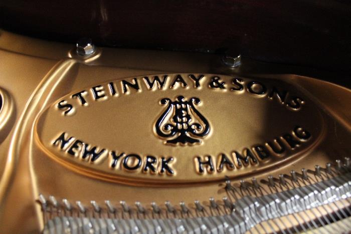 A54 #1 Steinway & Sons  1998 5’1” (The Crown Jewel Collection ) Dark Cherrywood Baby Grand Piano with Piano Disc PDS-128  Signed  Henry Ziegler Steinway #548152 Condition of 9/10