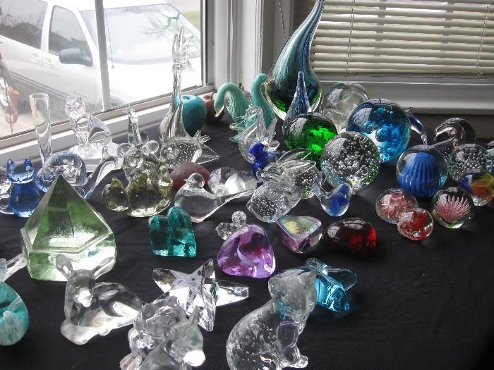 Decorative glass and paper weights
