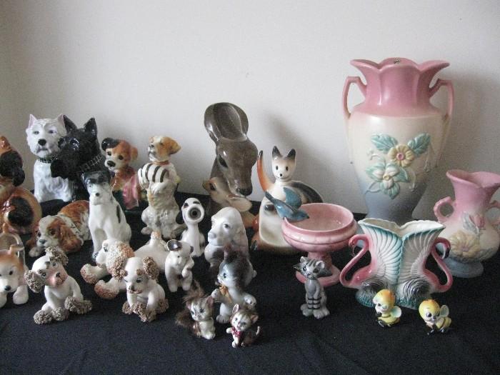 Vintage ceramics. Hull, Royal Copley, etc