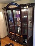 Superb Lighted Italian China Cabinet