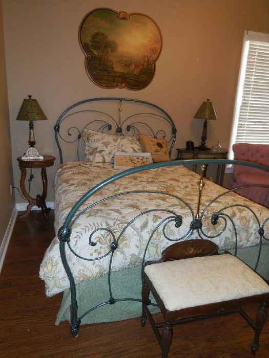 Ornate Iron Bed