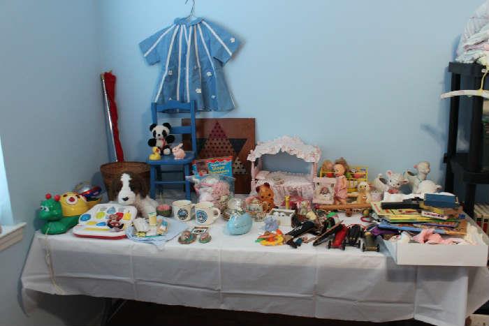 vintage baby items,toys