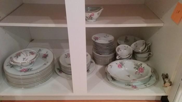 Sweet set of floral china - very complete