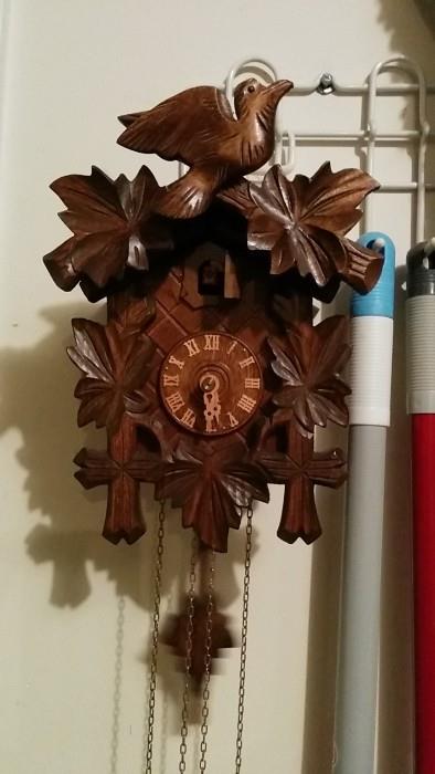 Cuckoo clock - when's the last time you saw one of these outside of the Black Forest?