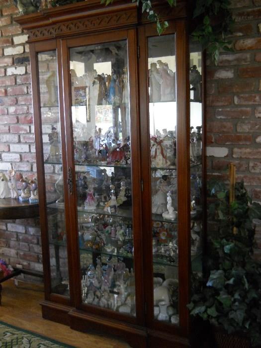 Large Lighted Display Cabinet