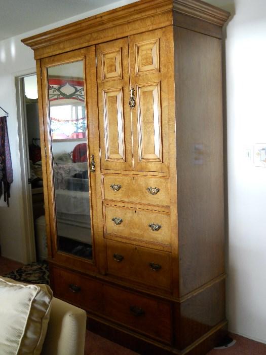 Elegant Antique Wardrobe Closet