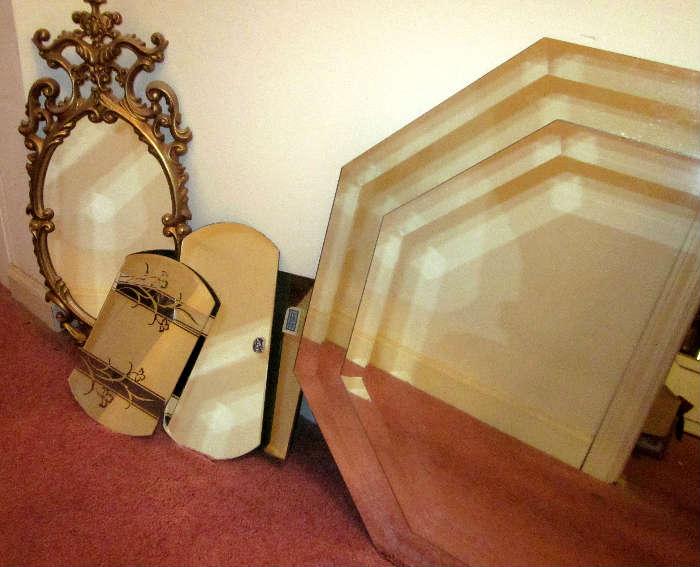 Decorative vintage mirrors