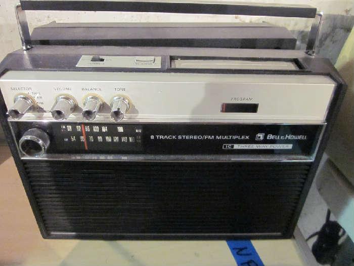 Bell & Howell 8-track, stereo/FM Multiplex, #4550 TPF.  Works great.