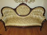 Victorian style settee